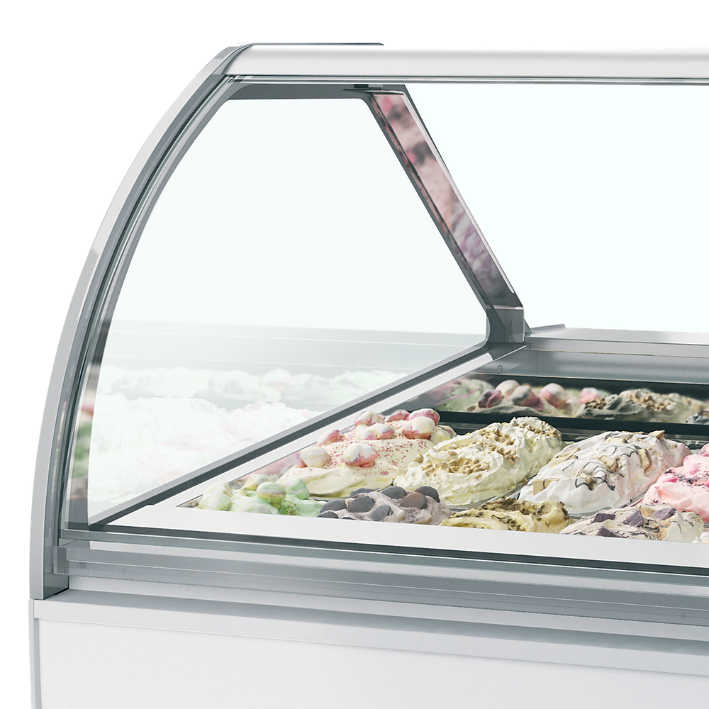 ISA MILLENNIUM LX16 Ventilated Scoop Ice Cream Display - Image 3