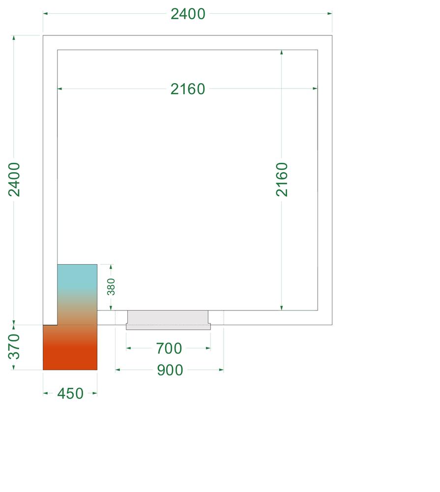 TEFCOLD CRNF2424 Freezer Room