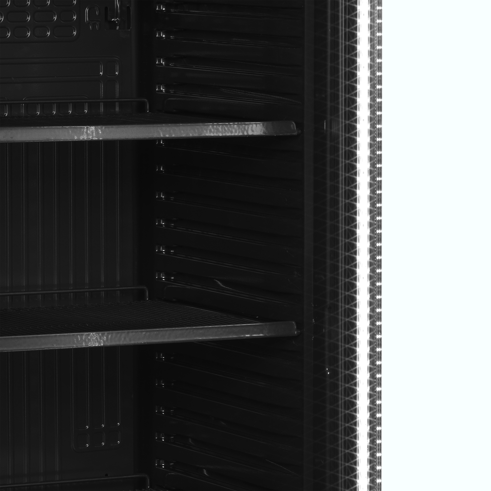 TEFCOLD CEV435CP BLACK Glass Door Merchandiser - Image 4