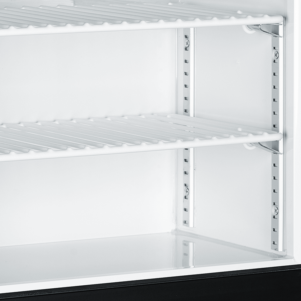 TEFCOLD UF50G Black Glass Door Display Freezer - Image 4