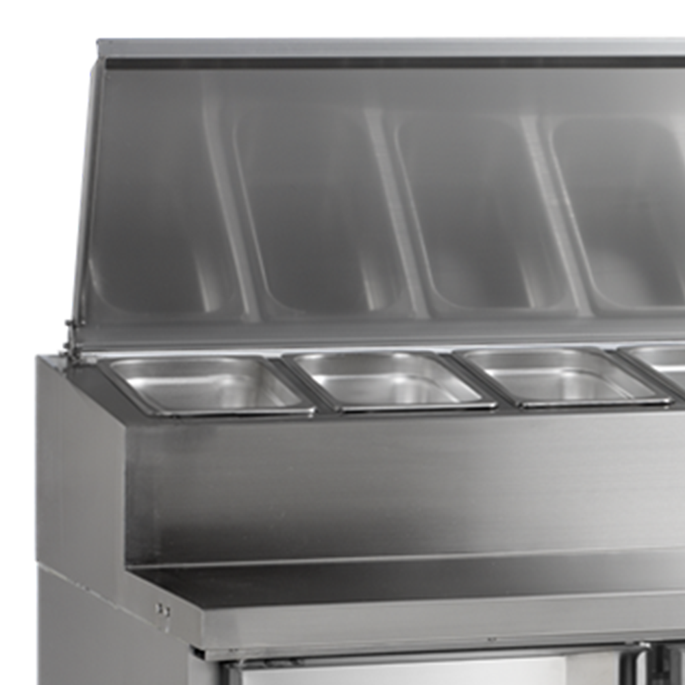 TEFCOLD SS7200 Gastronorm Prep Counter - Image 2