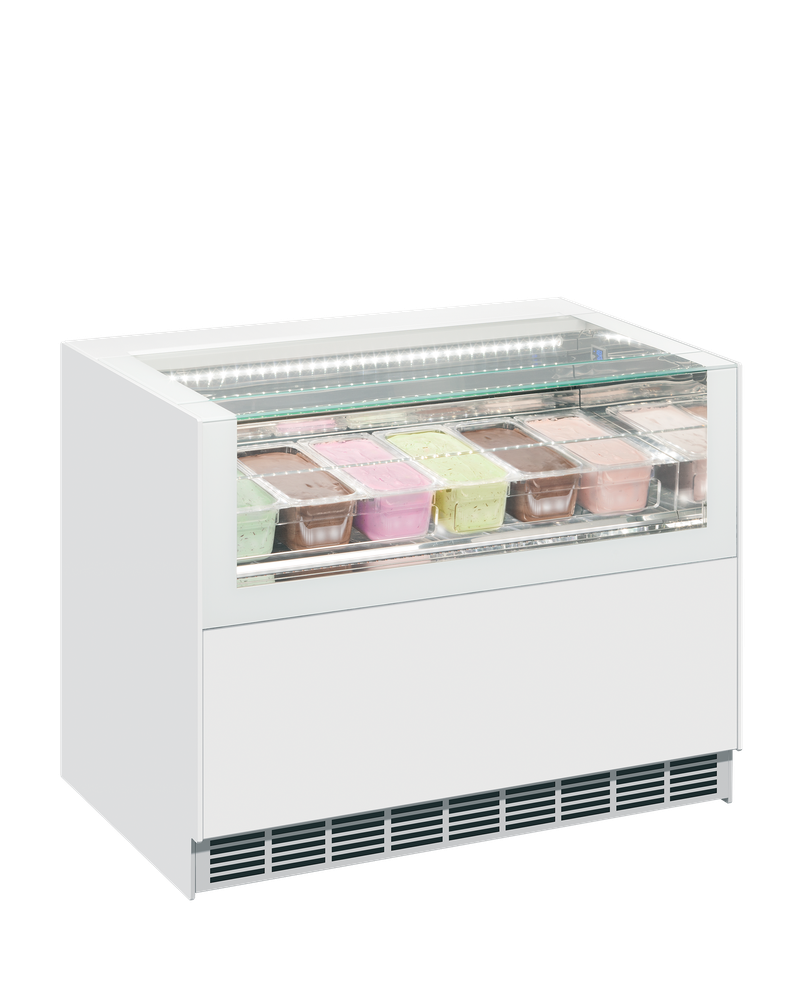 ISA ONESHOW FREE REGULAR Ventilated Scoop Ice Cream Display - Image 2