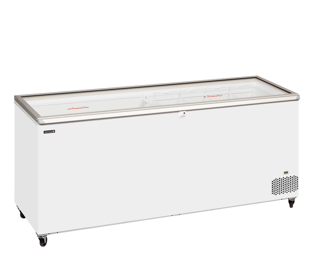 TEFCOLD ST701 Hinged Glass Lid Chest Freezer
