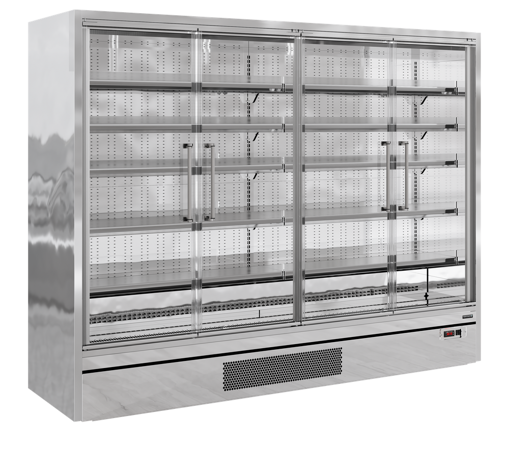 TEFCOLD Galaxy+ GP26FGD SS Multideck With Doors