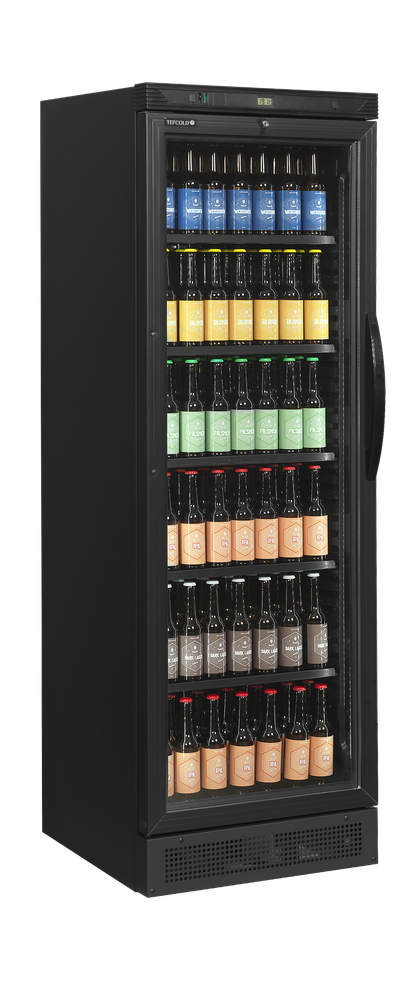 TEFCOLD CEV425 BLACK L/H Glass Door Merchandiser - Image 2