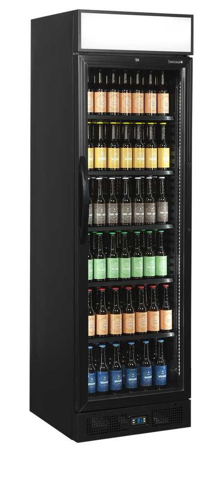 TEFCOLD CEV435CP BLACK Glass Door Merchandiser - Image 2