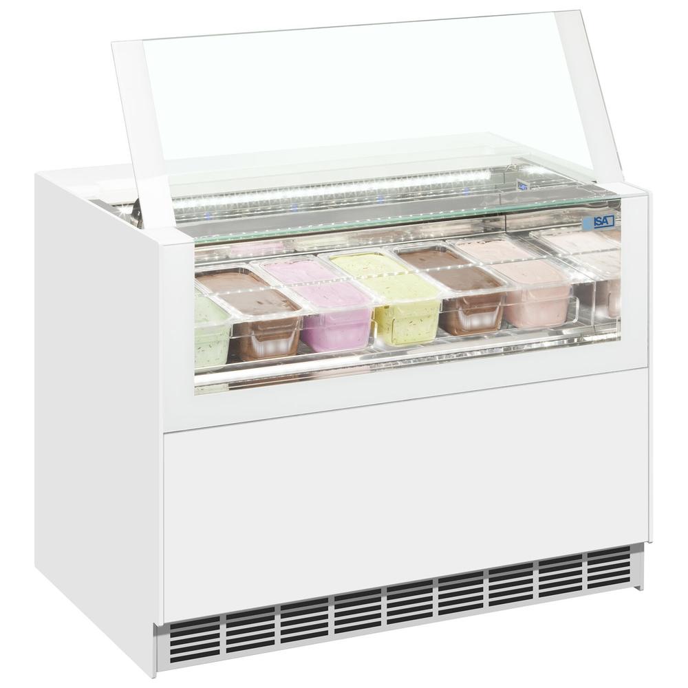 ISA ONESHOW FREE LARGE Ventilated Scoop Ice Cream Display