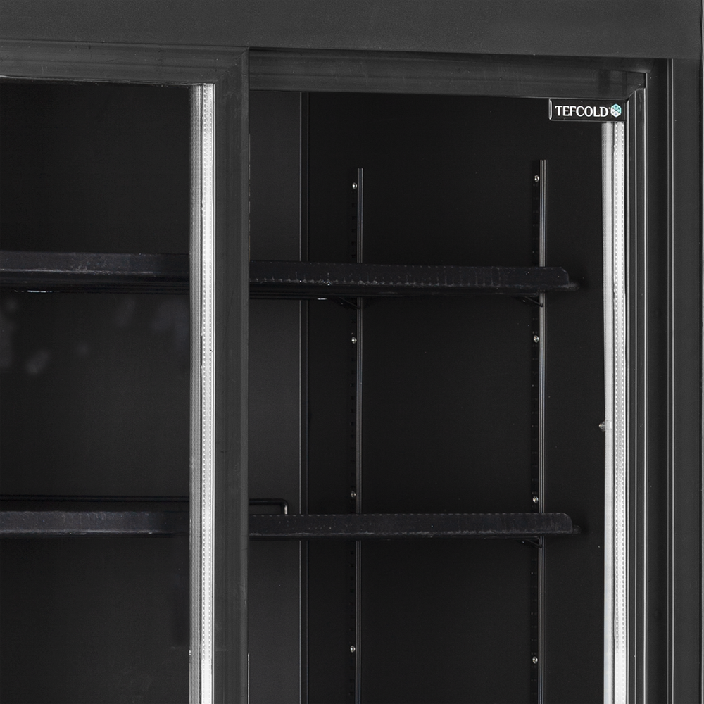 TEFCOLD FSC1000S BLACK Glass Door Merchandiser - Image 4