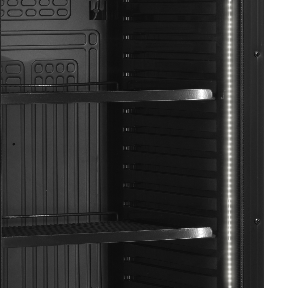 TEFCOLD CEV425 BLACK Glass Door Merchandiser - Image 3