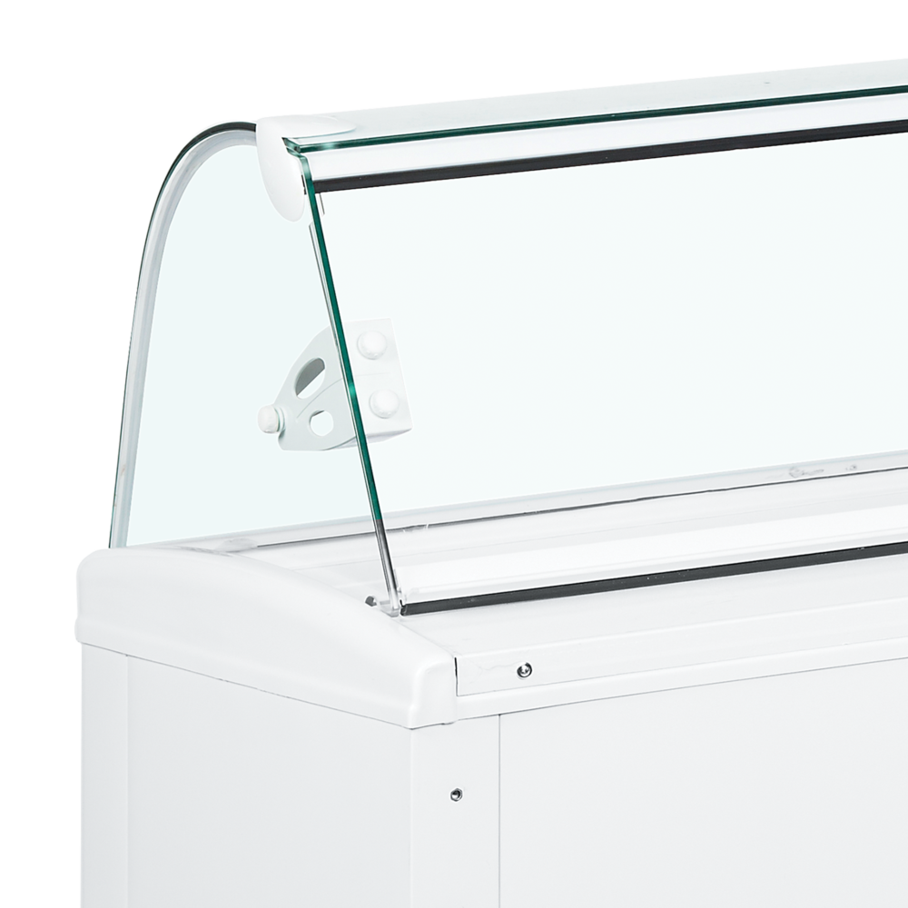 ISA FIJI 6 Ventilated Scoop Ice Cream Display - Image 2