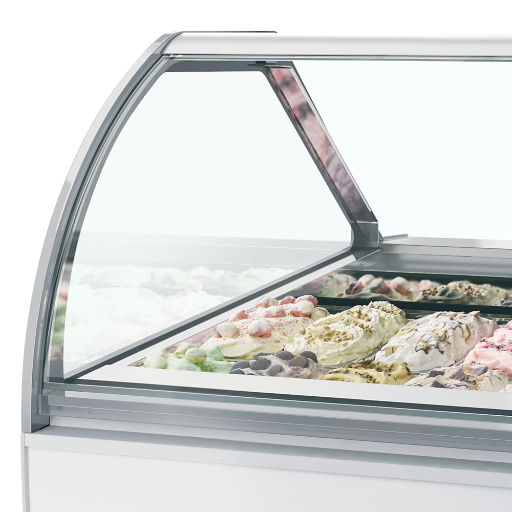 ISA MILLENNIUM LX24 Ventilated Scoop Ice Cream Display - Image 3
