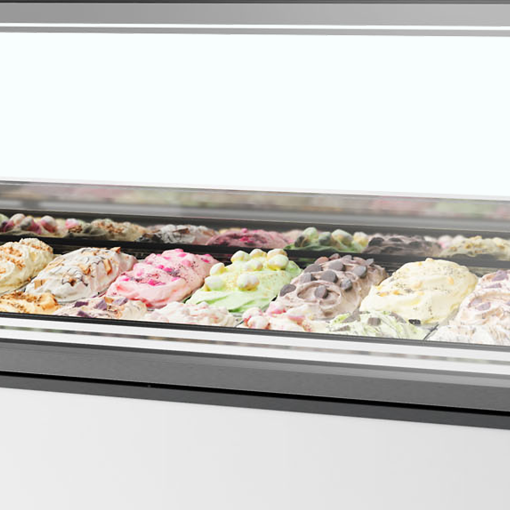 ISA MILLENNIUM ST24 Ventilated Scoop Ice Cream Display - Image 2