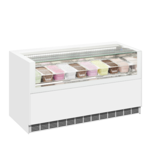 ISA ONESHOW FREE LARGE Ventilated Scoop Ice Cream Display