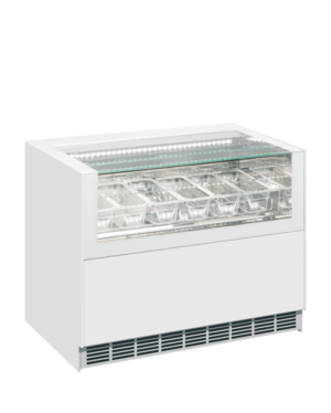 ISA ONESHOW FREE REGULAR Ventilated Scoop Ice Cream Display