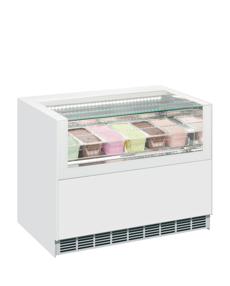 ISA ONESHOW FREE REGULAR Ventilated Scoop Ice Cream Display - Image 2