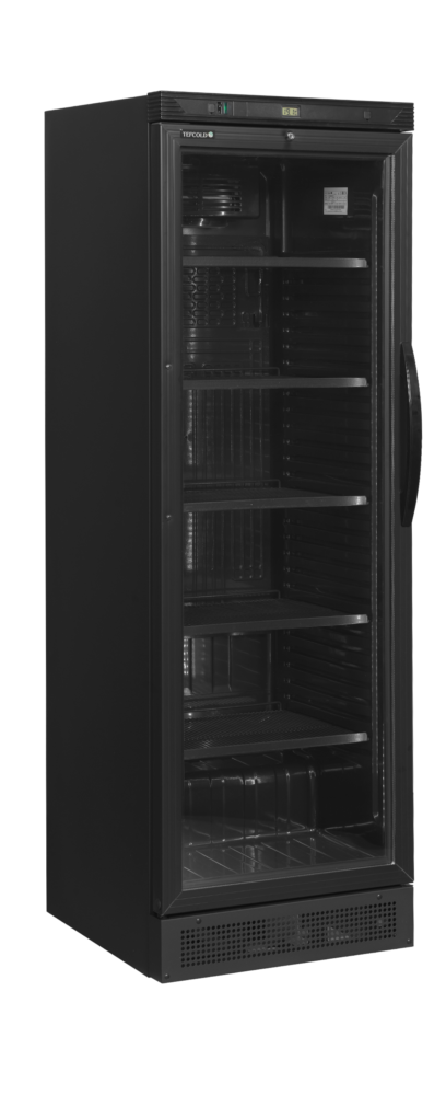 TEFCOLD CEV425 BLACK L/H Glass Door Merchandiser