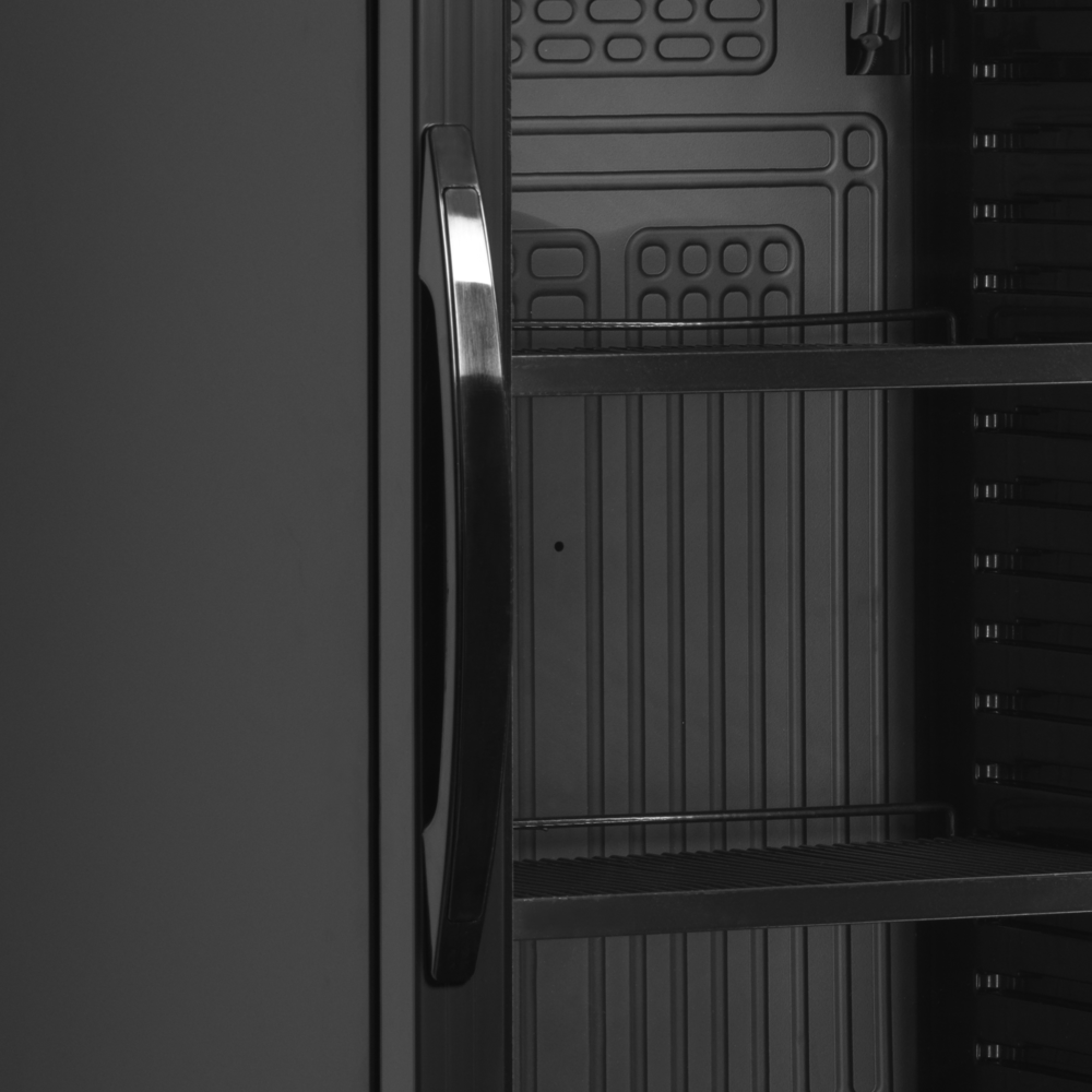 TEFCOLD CEV425CP BLACK Glass Door Merchandiser - Image 3