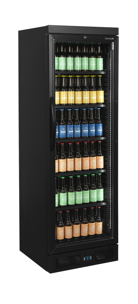 TEFCOLD CEV435 BLACK Glass Door Merchandiser - Image 2
