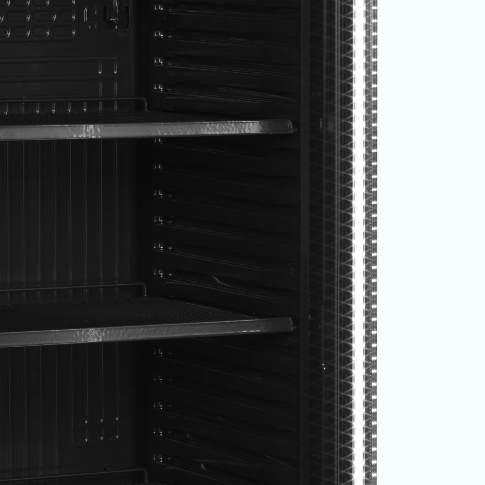 TEFCOLD CEV435CP BLACK Glass Door Merchandiser - Image 4