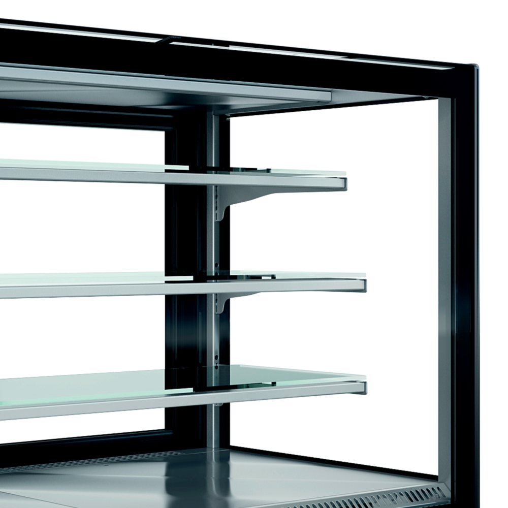 TEFCOLD CHOPIN 1000 FV-VP Black Chilled Display Cabinet - Image 2