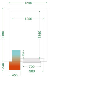 TEFCOLD CRNF1521 Freezer Room
