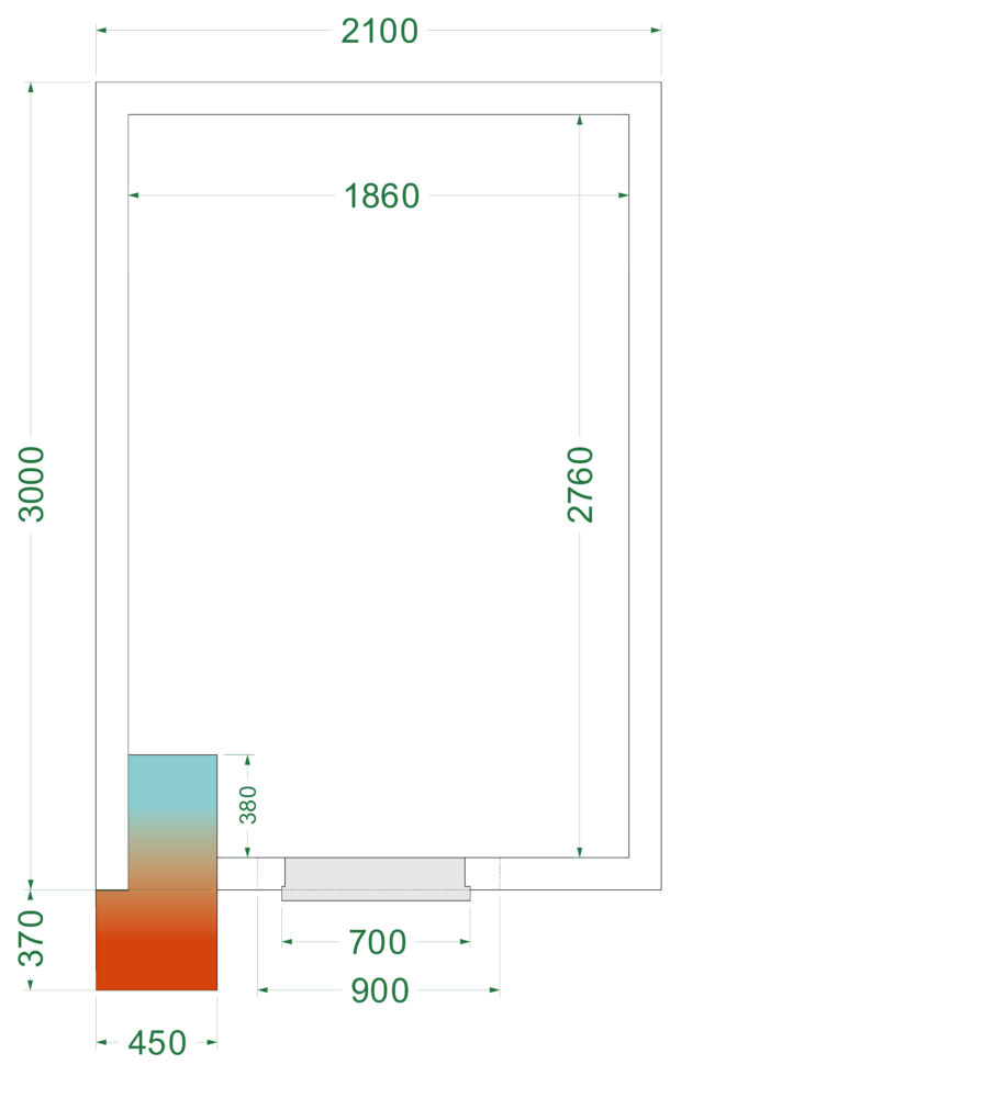 TEFCOLD CRNF2130 Freezer Room