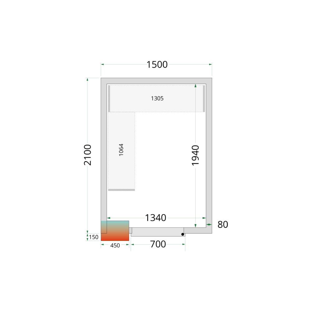 TEFCOLD CRPF1521 Shelf Kit CRPF1521