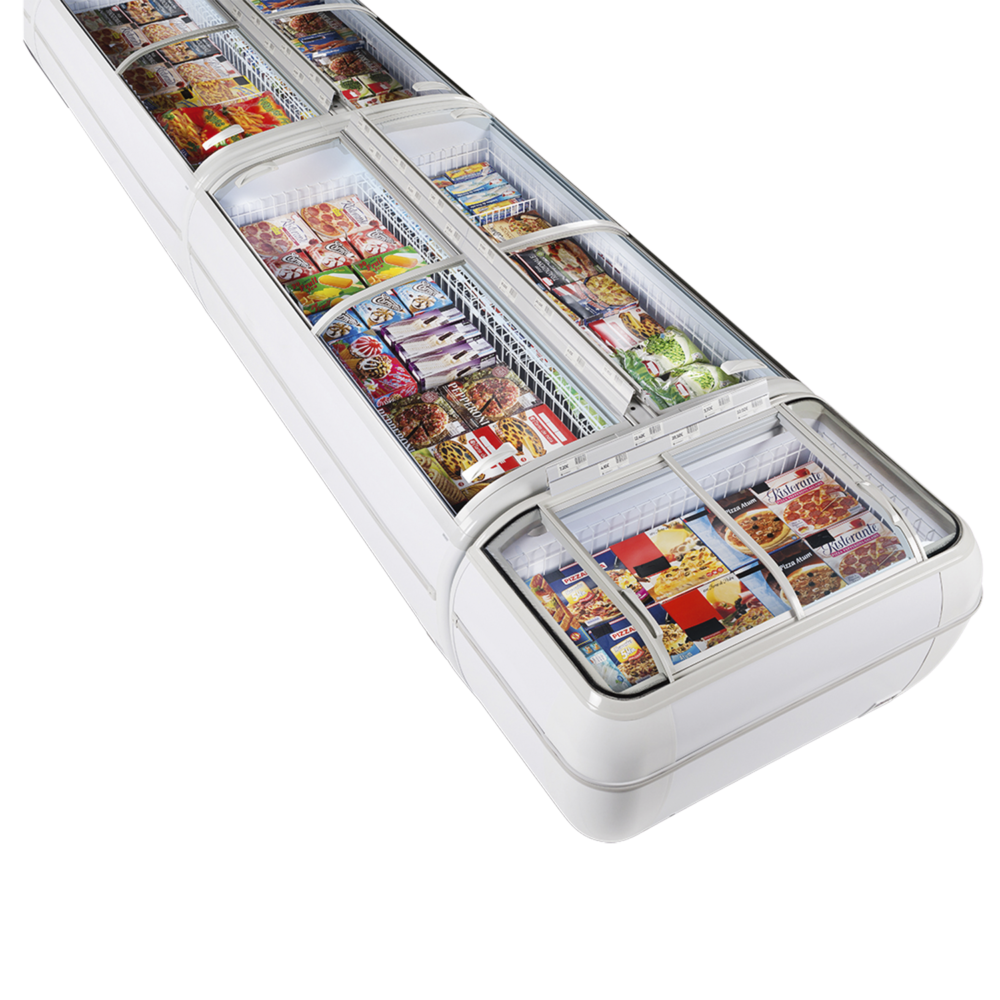 TEFCOLD DUPLA 2.2DE HC White High Vision Freezer - Image 2