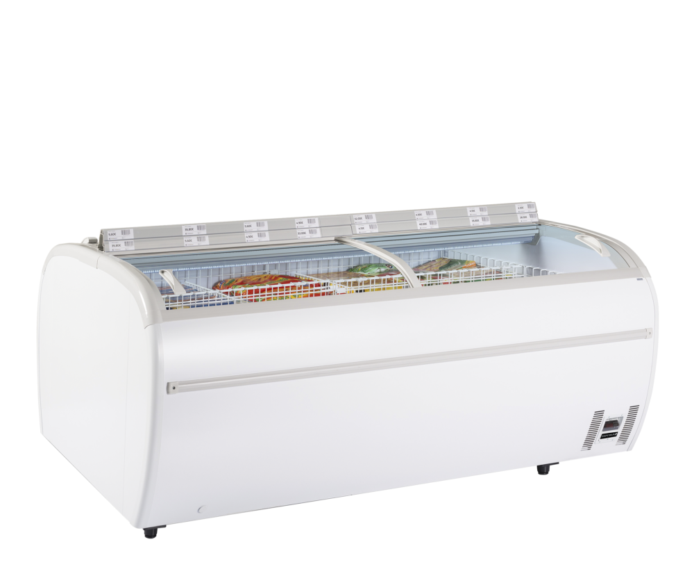 TEFCOLD DUPLA 2.2DE White High Vision Freezer