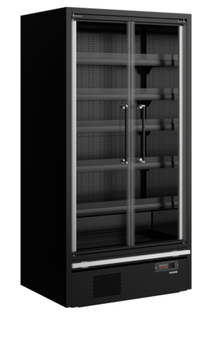 TEFCOLD Galaxy+ GP10FGD Black Multideck With Doors