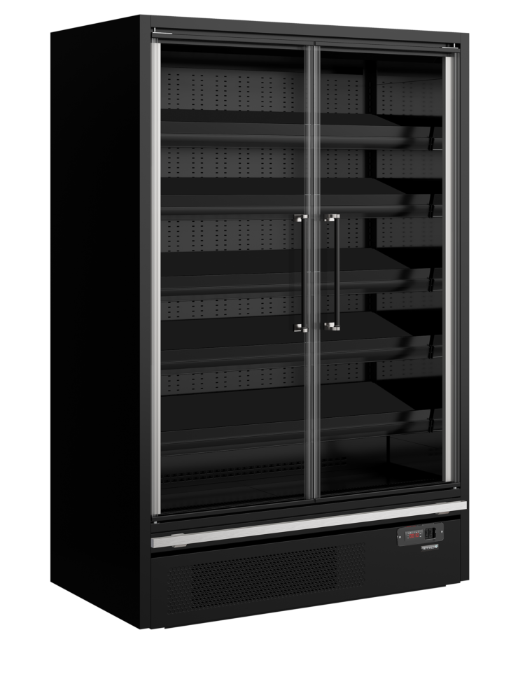 TEFCOLD Galaxy+ GP14FGD Black Multideck With Doors