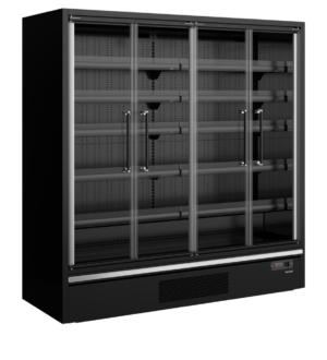TEFCOLD Galaxy+ GP20FGD Black Multideck With Doors