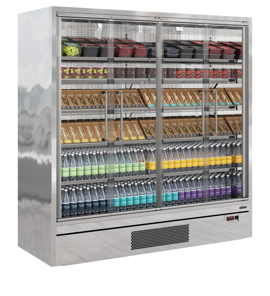 TEFCOLD Galaxy+ GP20FGD SS Multideck With Doors - Image 2