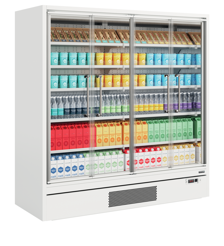 TEFCOLD Galaxy+ GP20FGD White Multideck With Doors - Image 2