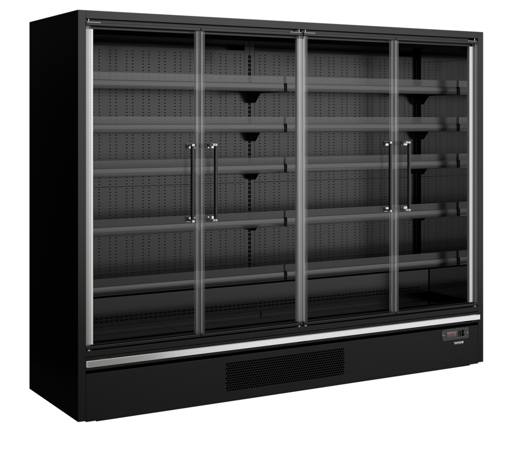 TEFCOLD Galaxy+ GP26FGD Black Multideck With Doors
