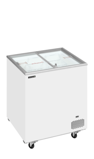 TEFCOLD IC201SC Sliding Flat Glass Lid Chest Freezer