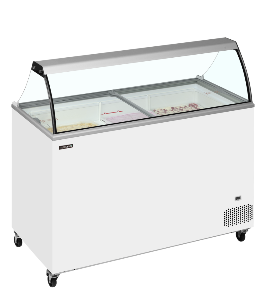 TEFCOLD IC401SC + CANOPY Scoop Ice Cream Display w/Baskets - Image 2