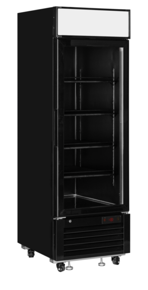TEFCOLD LGF2500 Black Glass Door Display Freezer