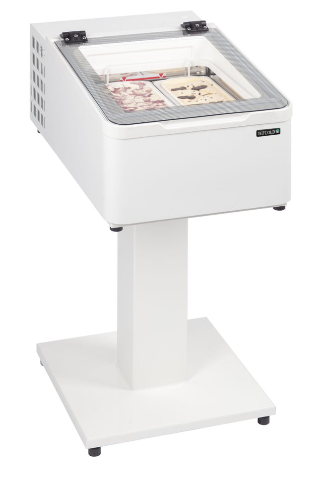 TEFCOLD MINI CREAM 2V Counter Top Scoop Ice Cream Display - Image 4