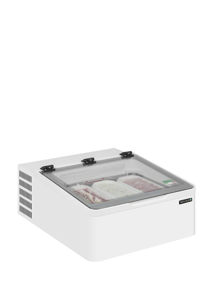 TEFCOLD MINI CREAM 3V Counter Top Scoop Ice Cream Display - Image 2