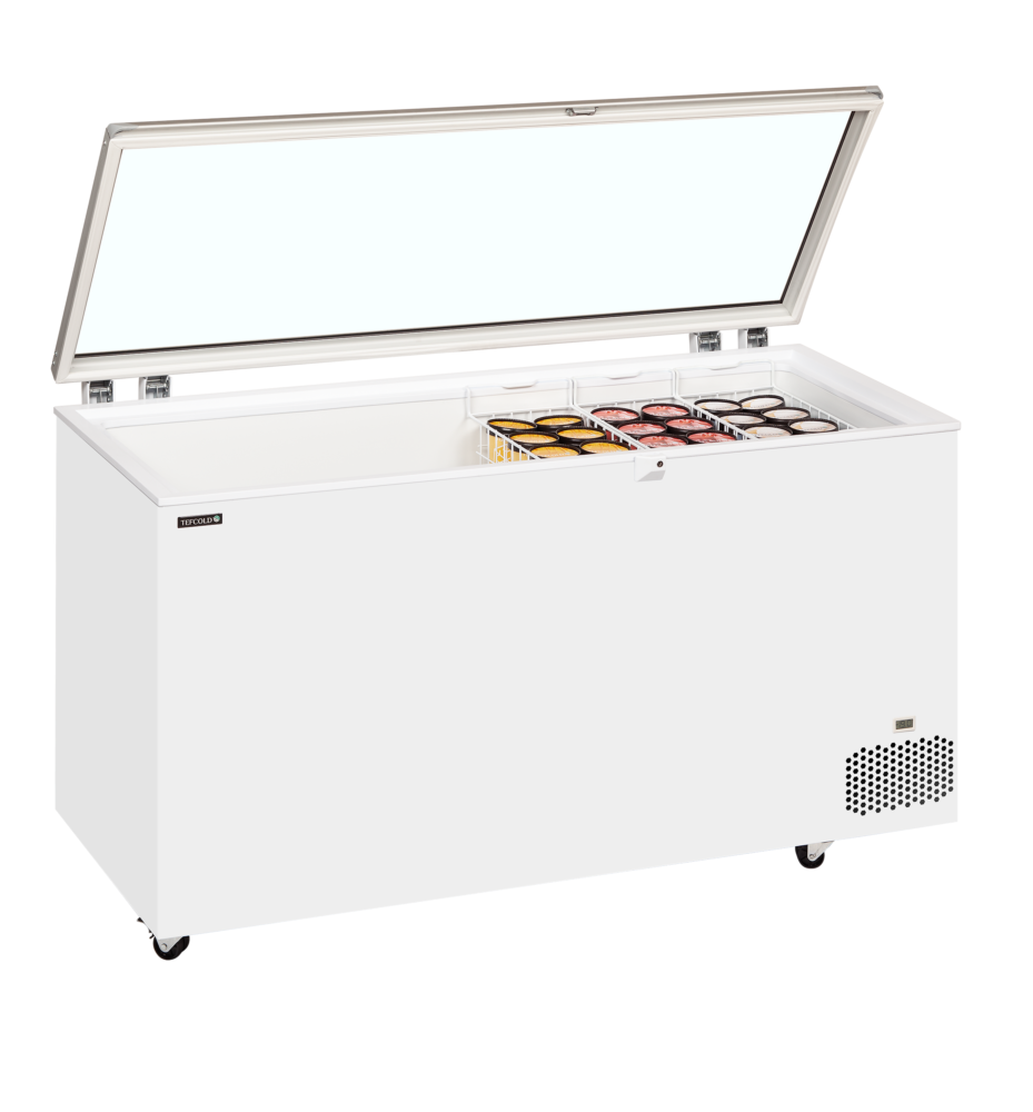 TEFCOLD ST501 Hinged Glass Lid Chest Freezer - Image 2