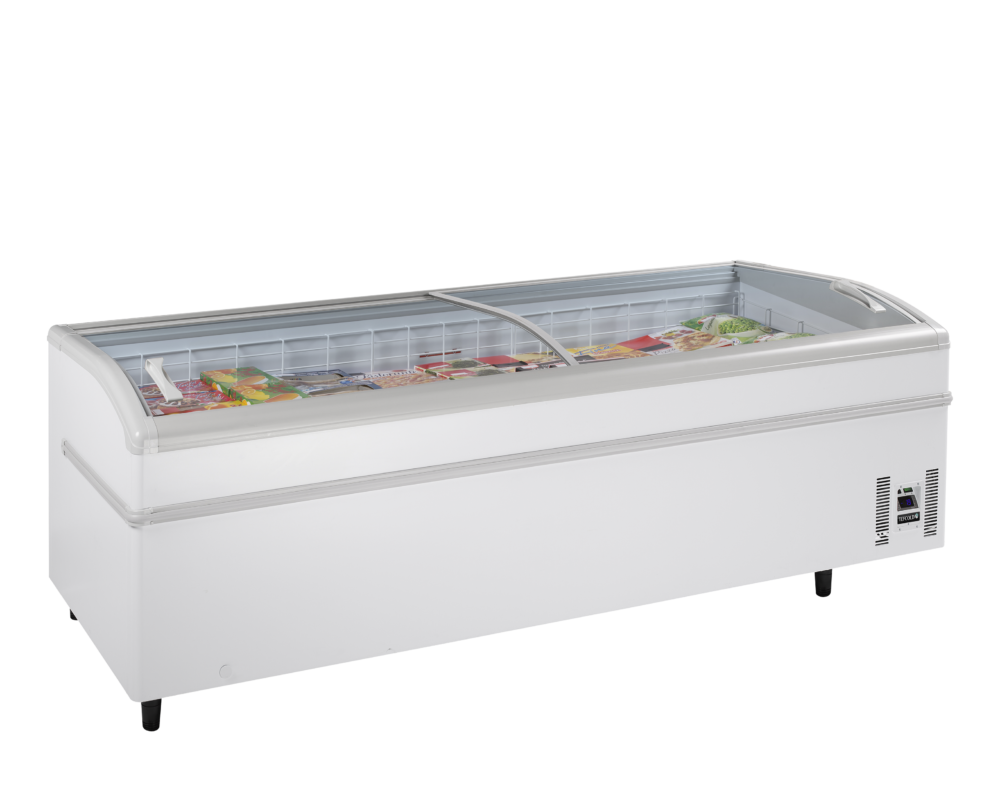 TEFCOLD SUPER 250DE White High Vision Supermarket Freezer