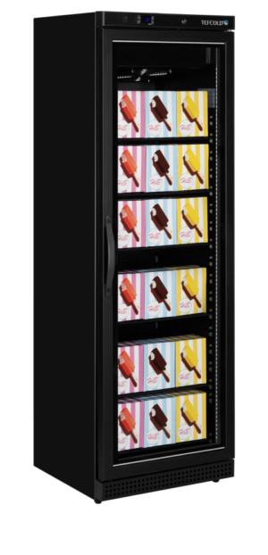 TEFCOLD UF400VGB Glass Door Display Freezer